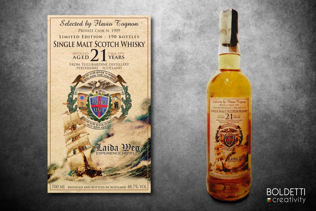 Etichetta Whisky Tullibardine